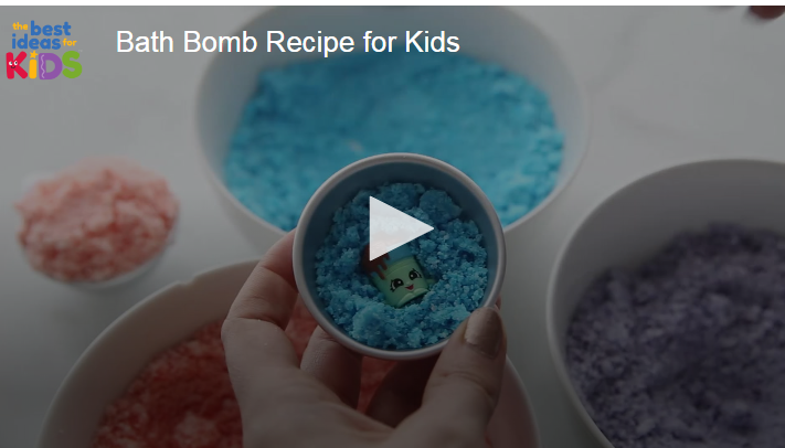 Recette de bombe de bain faite maison pour les enfants